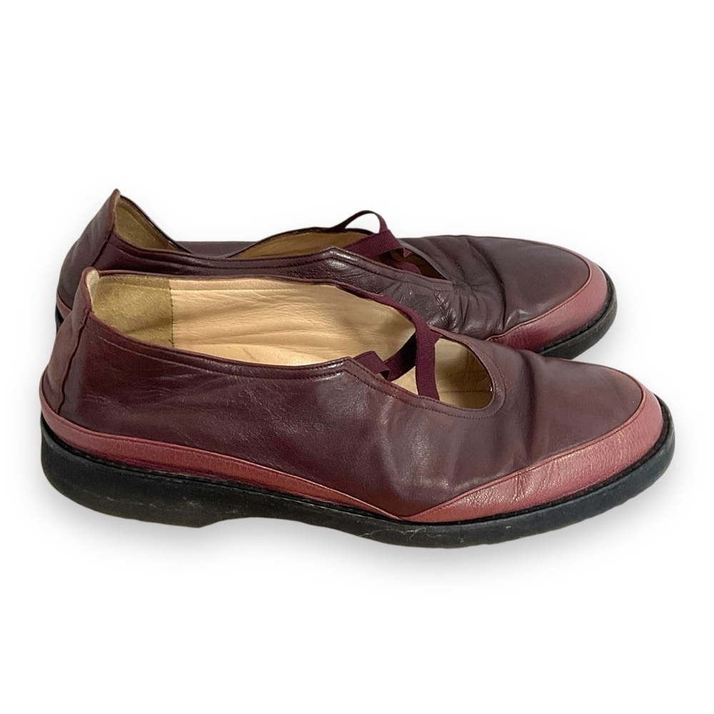 Thierry Rabotin Maroon and Black Loafers